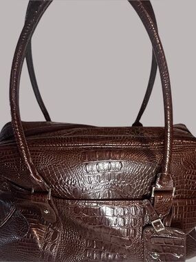 Giant Tote Weekender Faux Leather Bag